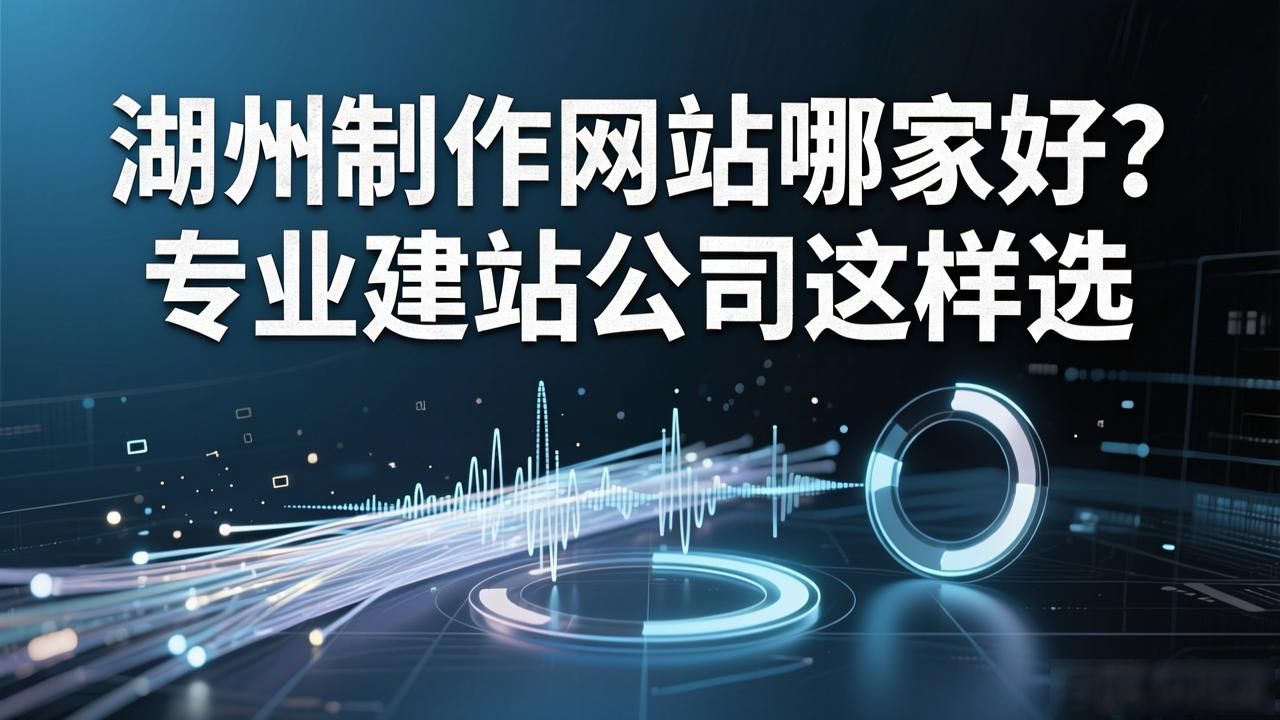 湖州制作网站哪家好？专业建站公司这样选