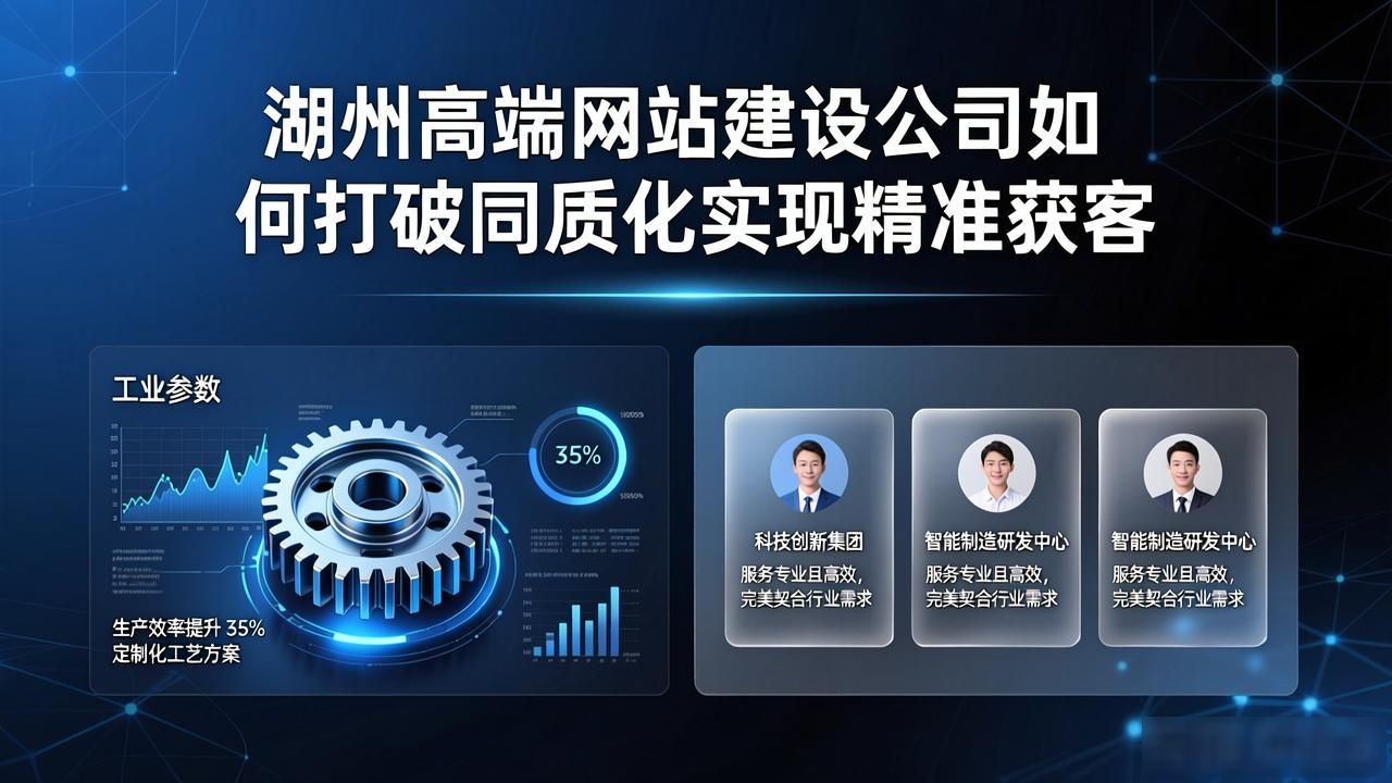湖州高端网站建设公司如何打破同质化实现精准获客