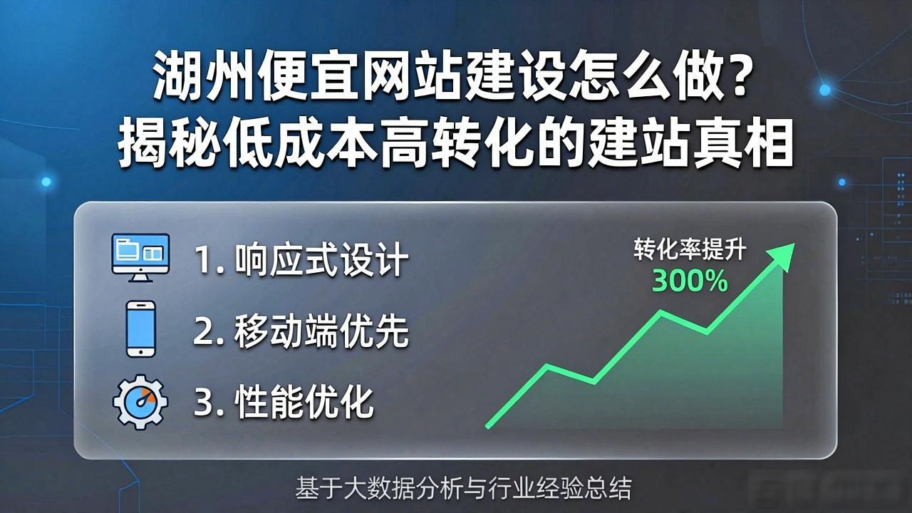 湖州便宜网站建设怎么做？揭秘低成本高转化的建站真相