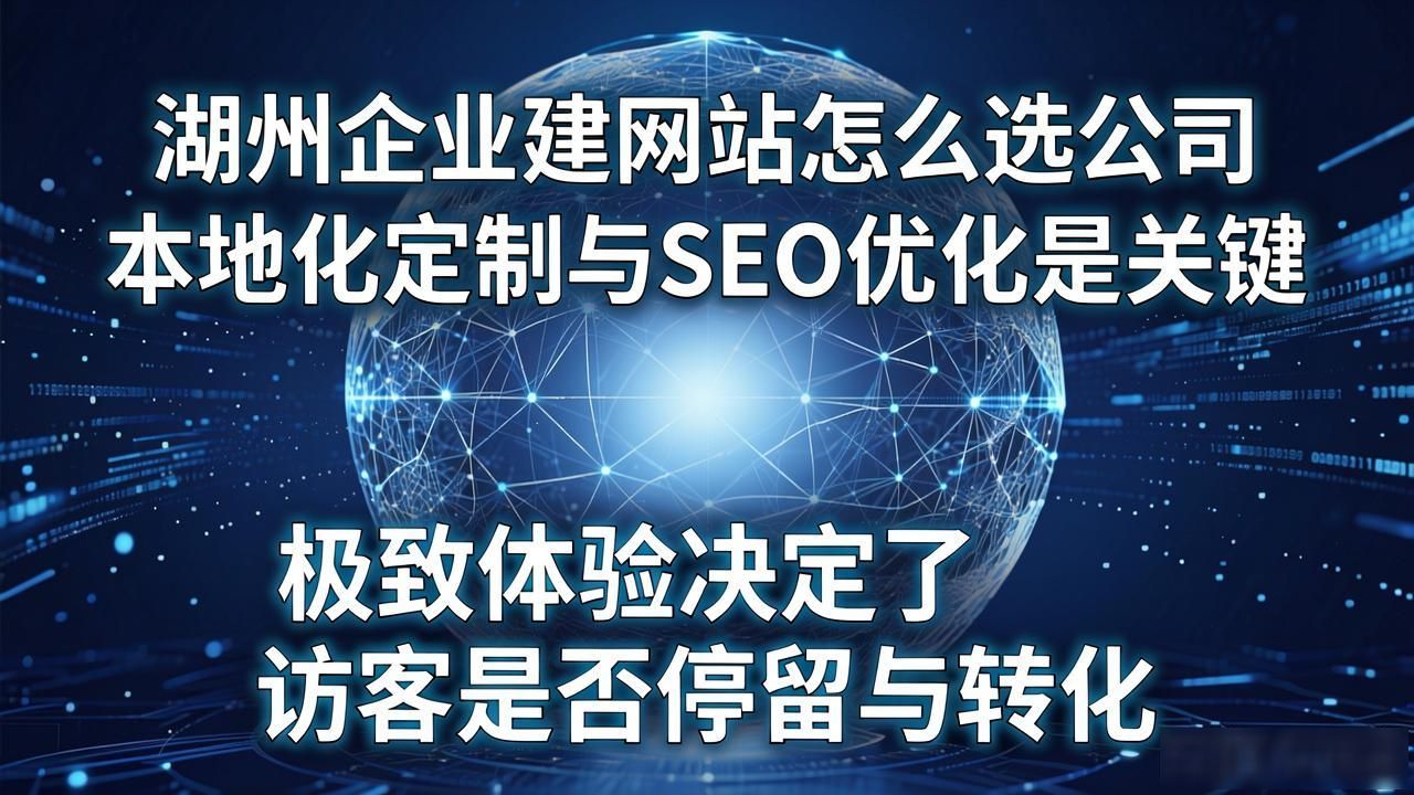 湖州企业建网站怎么选公司 本地化定制与SEO优化是关键