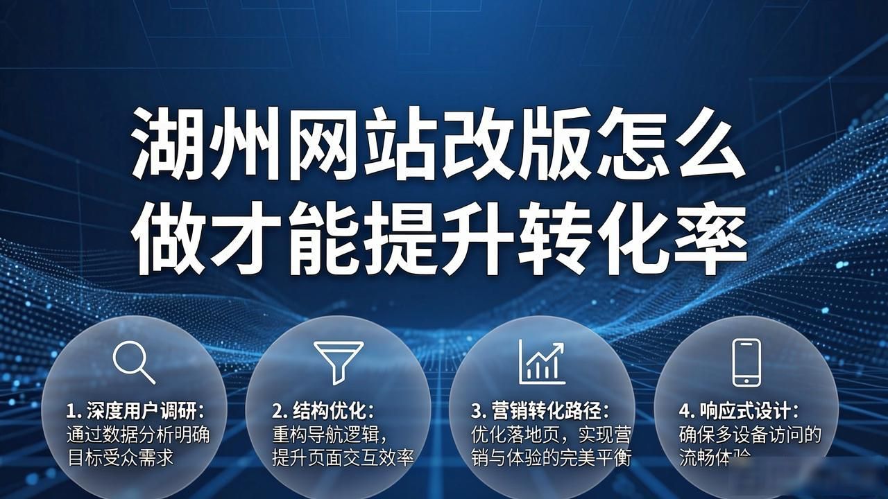 湖州网站改版怎么做才能提升转化率